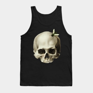 Skull with a fly around Tank Top